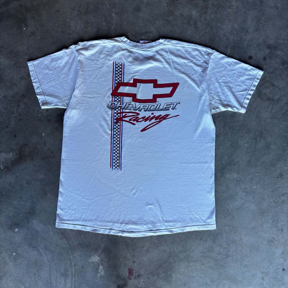 Vintage Chevrolet Racing Graphic Logo NASCAR T-Shirt